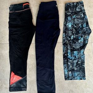 3 pairs of Lululemon, All size 8.